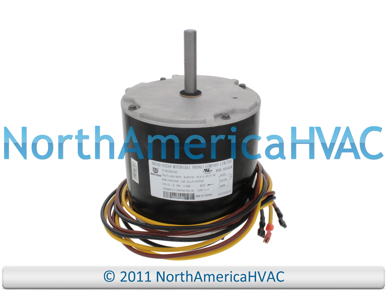 OEM Y7S623E0102 1/4 HP Condenser Fan Motor Replaces Carrier Bryant